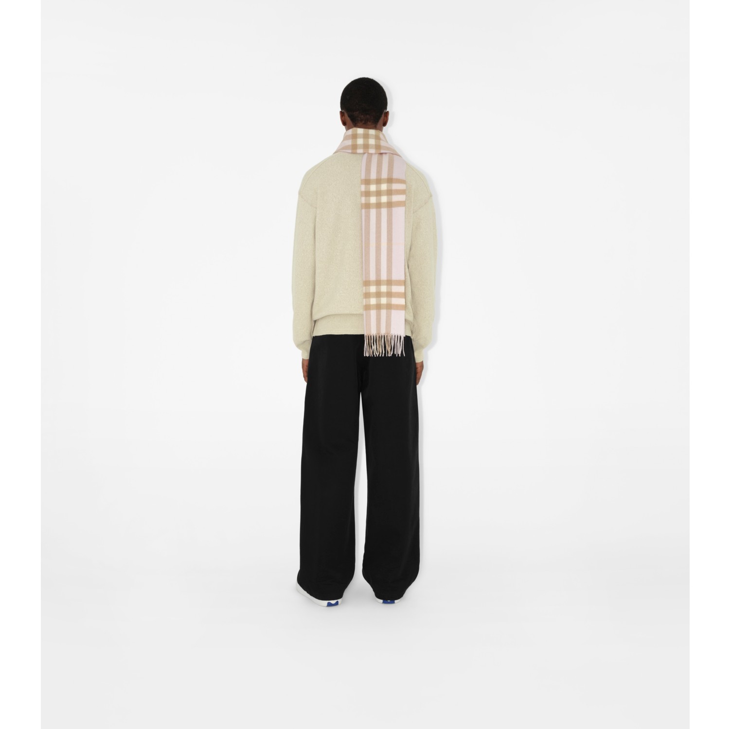 Check Cashmere Scarf