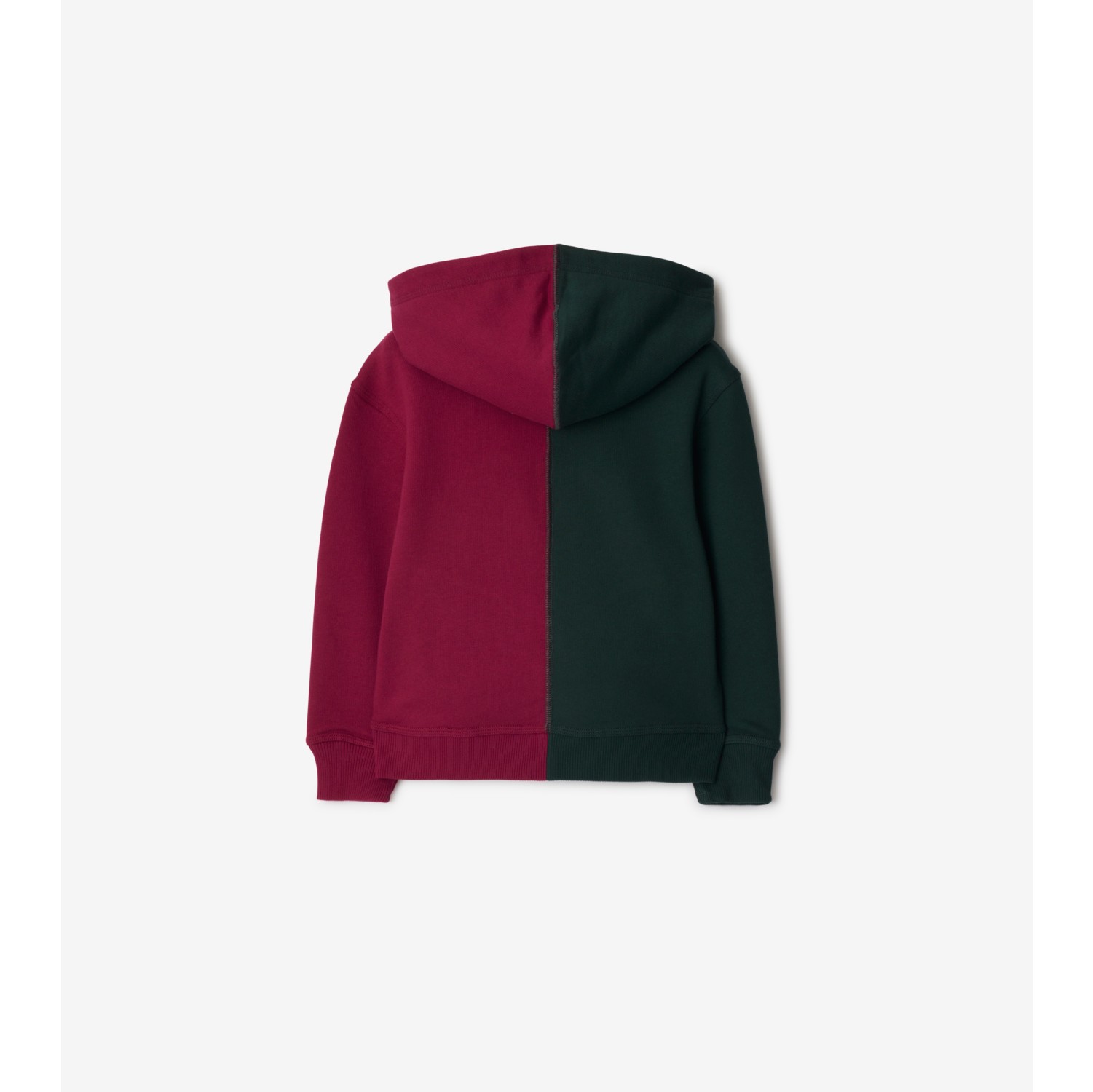 Hoodie en coton color-block avec canard