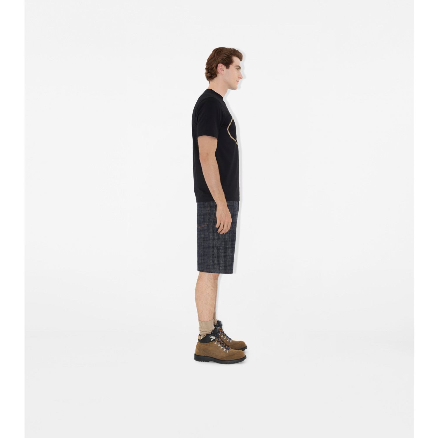 Knight Stamp Cotton T-shirt