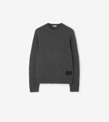 Check Patch Wool Sweater ®