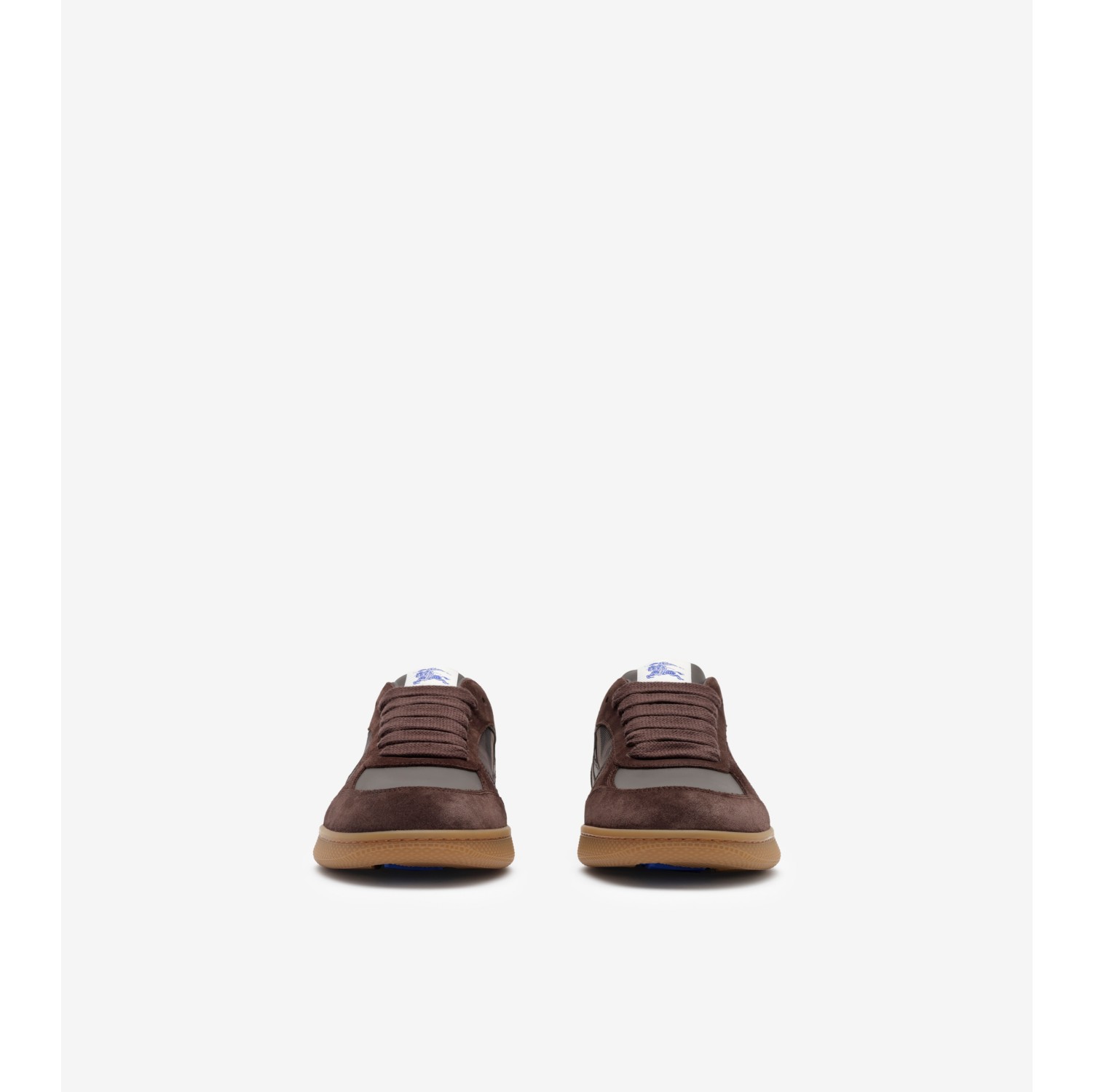 Leather, Suede and Check Terrace Sneakers​