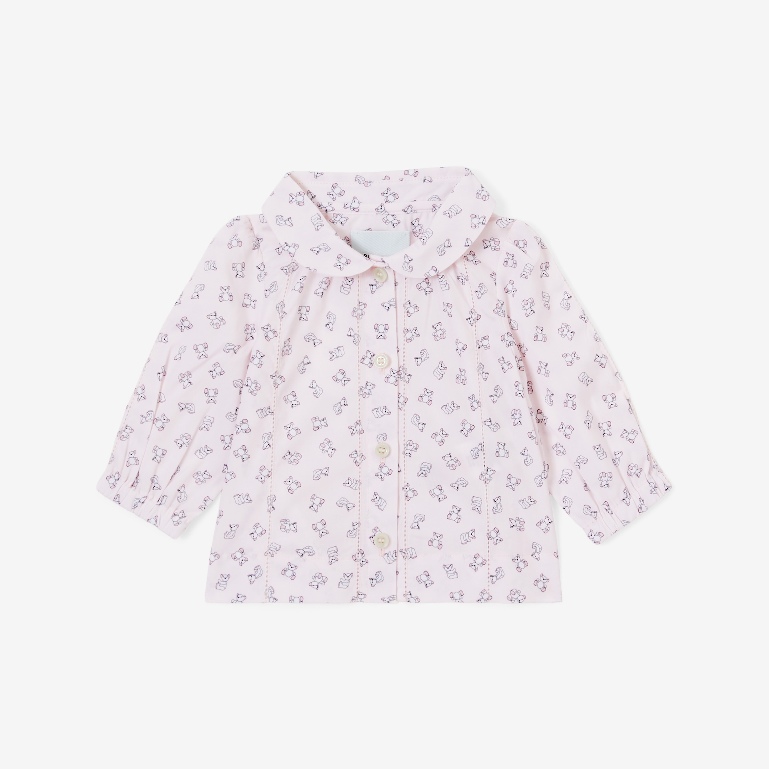Thomas Bear Four-piece Baby Gift Set in Frosty Pink - Children | Burberry® Official - 4