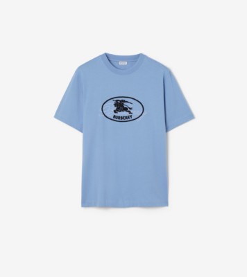 BURBERRY バーバリー Tシャツ スカイブルー BURBERRY バーバリー Tシャツ スカイブルー