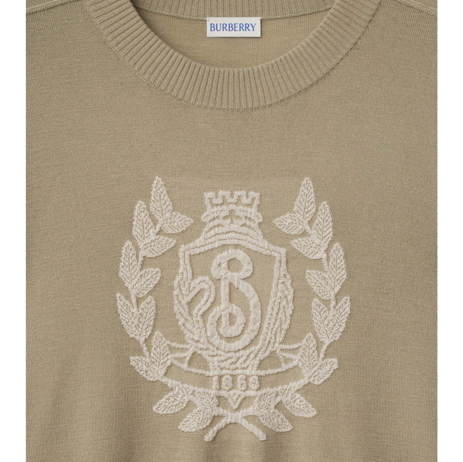 Pull en laine B Crest