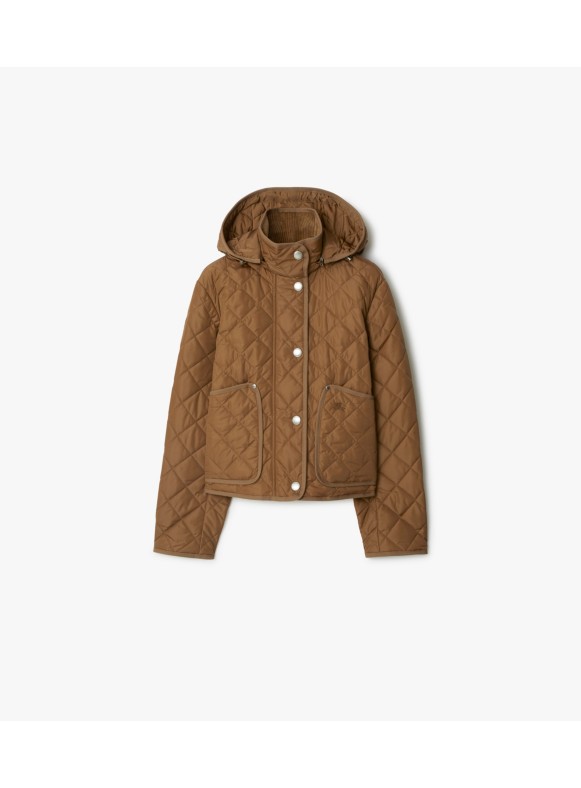 Burberry quilted shop coat sale