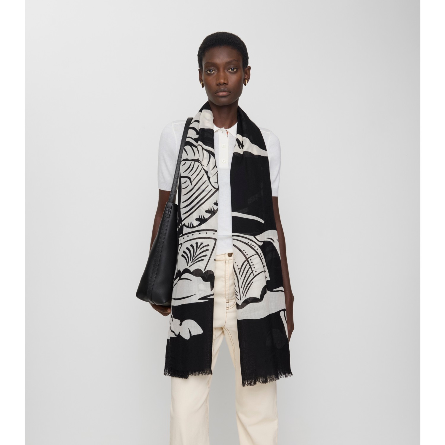 Wide EKD Wool Scarf