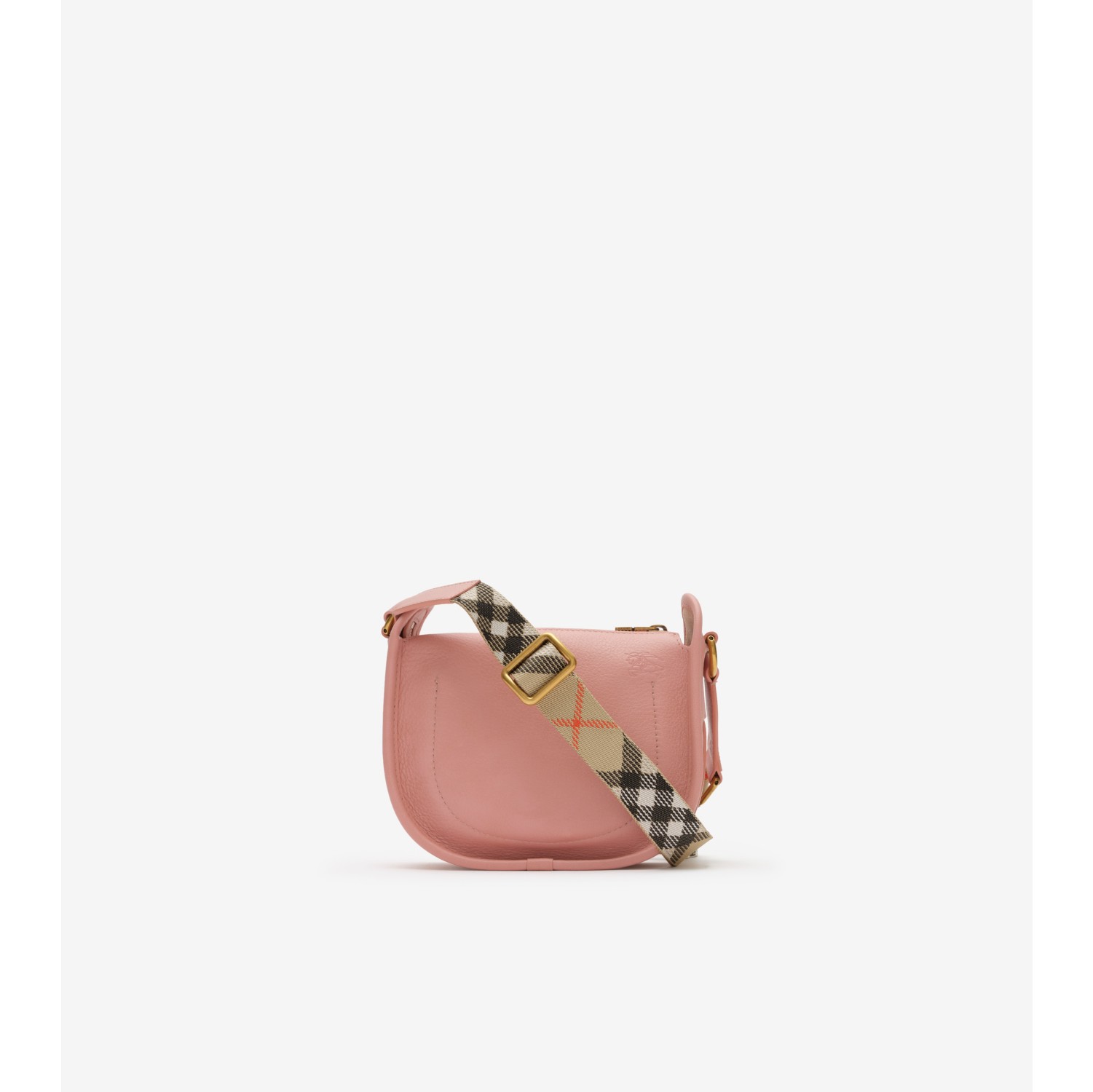 Mini B Clip Messenger Bag in Peony pink - Women | Burberry® Official