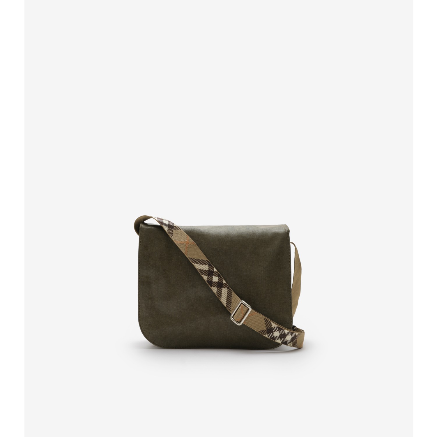 Tavistock Messenger Bag in Military green - Men, Cotton | Burberry® Official