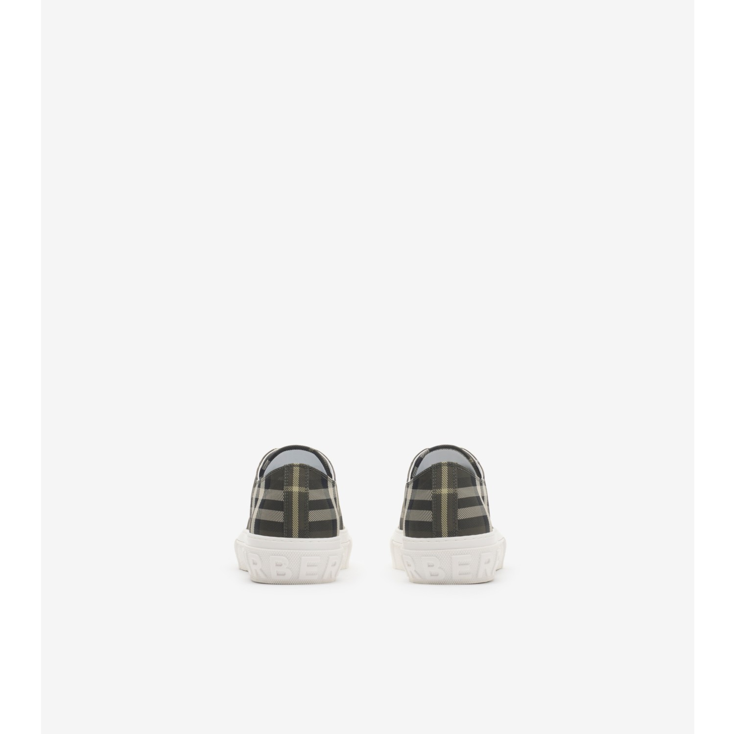 Check Nylon Blend Sneakers