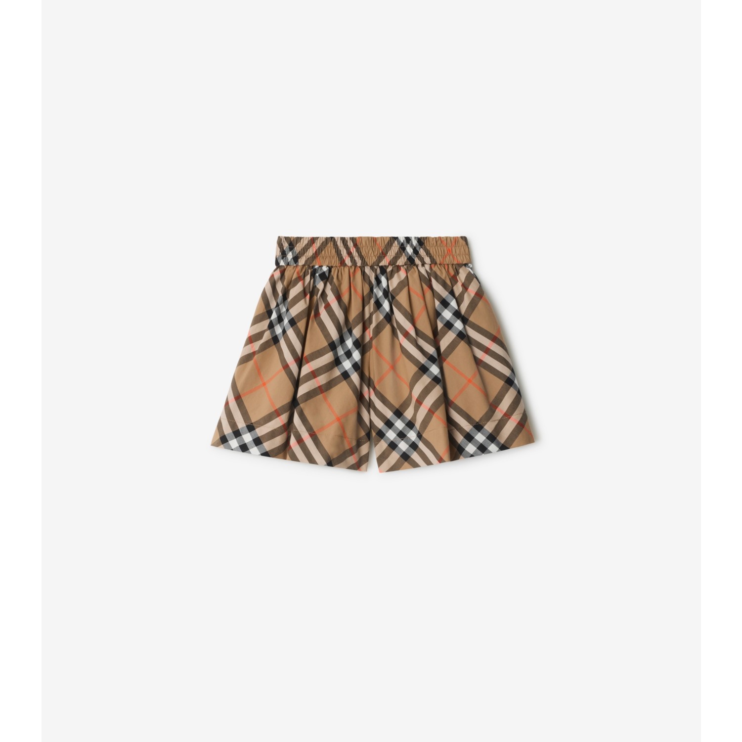 Baumwollshorts in Check