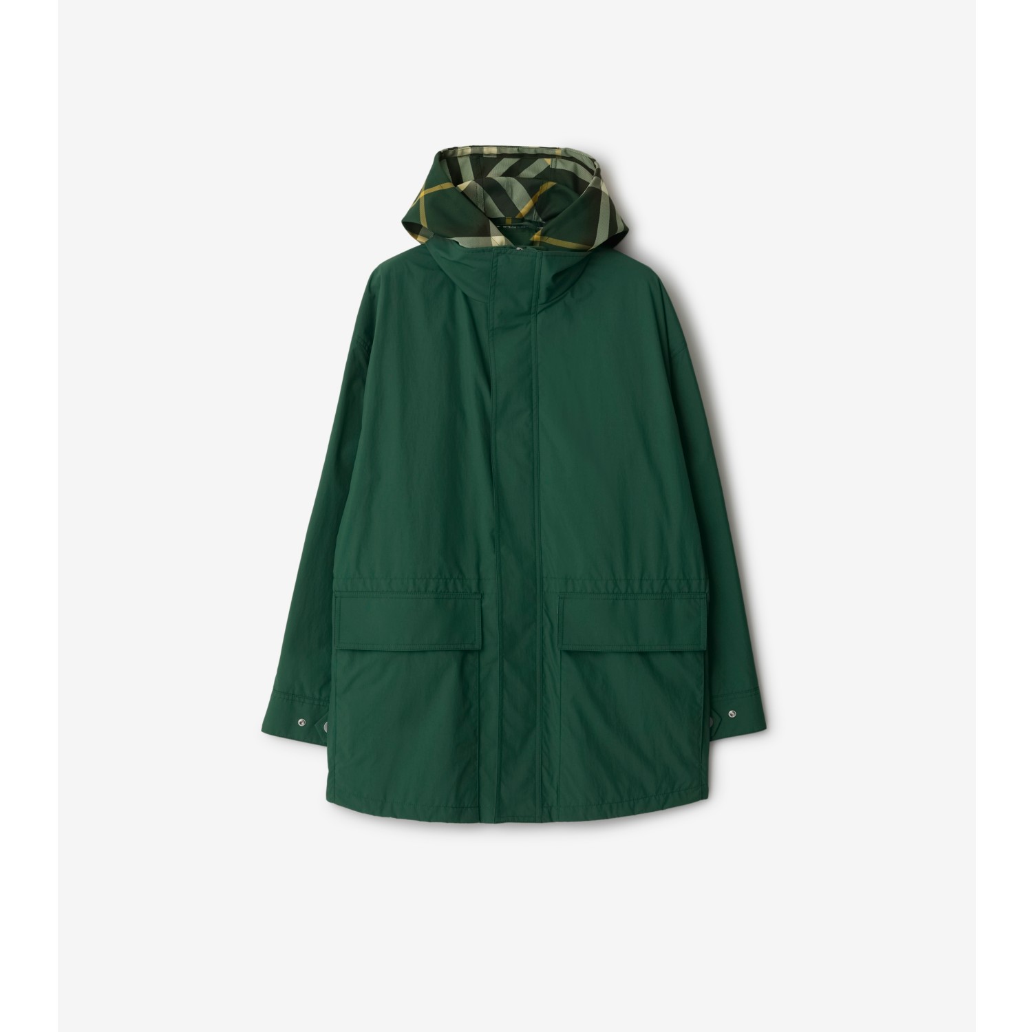 Burberry rain deals jacket with hood