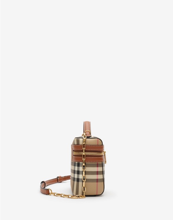Mini Check Vanity Bag