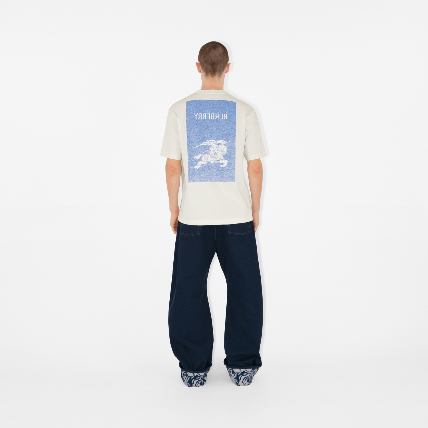 EKD コットンTシャツ (ソルト) - メンズ | Burberry®公式サイト EKD コットンTシャツ (ソルト) - メンズ | Burberry®公式サイト
