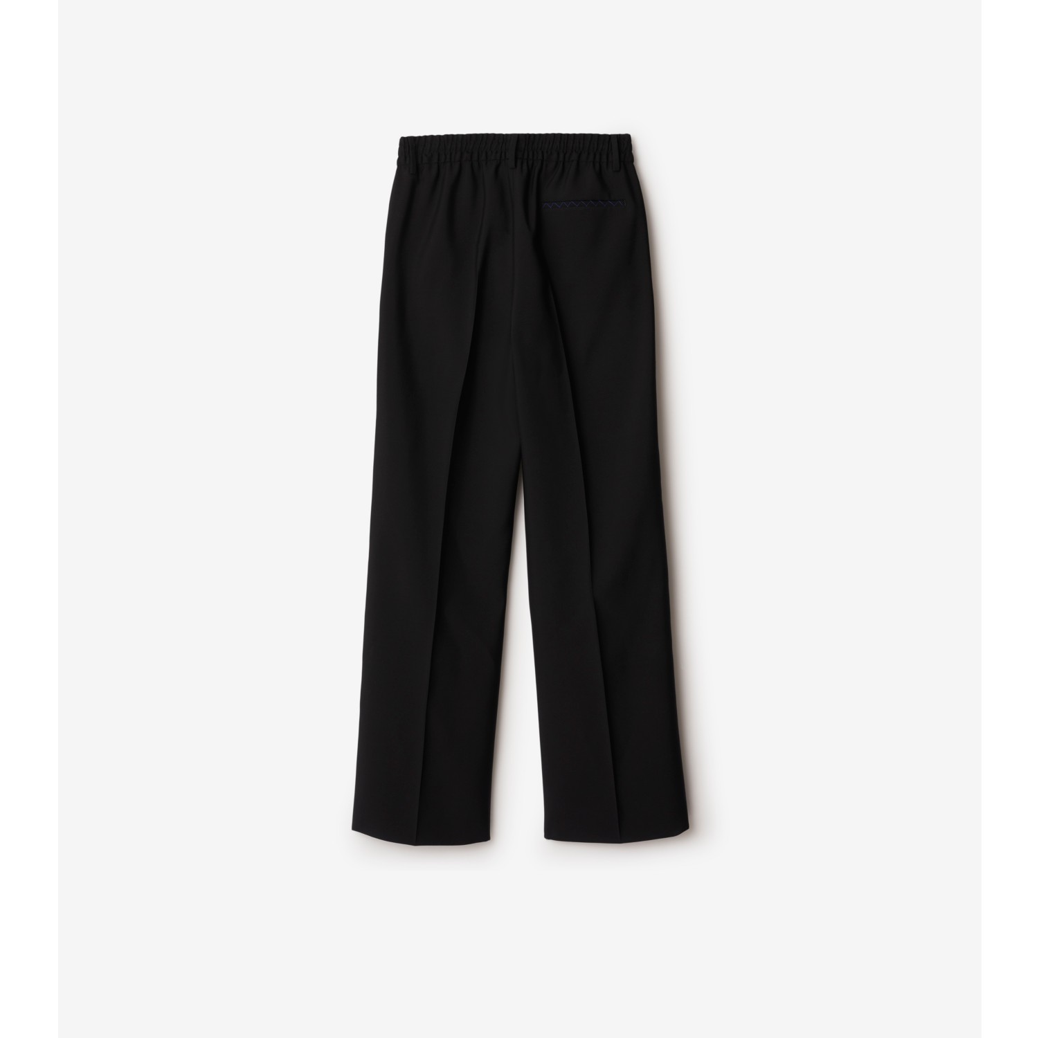 Wool Trousers in Black - Women | Burberry® Official