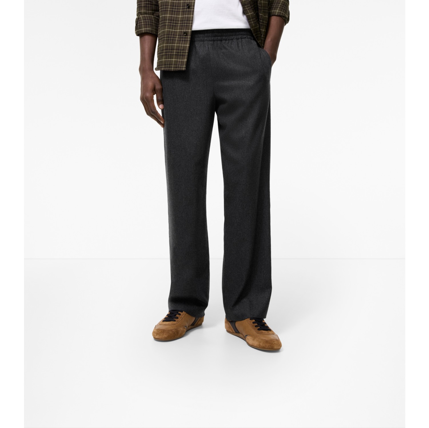 Wool Cashmere Trousers