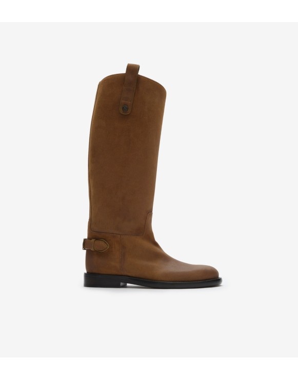 Suede Cavalier Boots