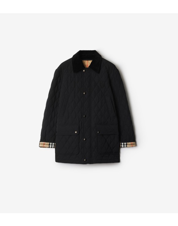 Quilted Nylon Barn Jacket