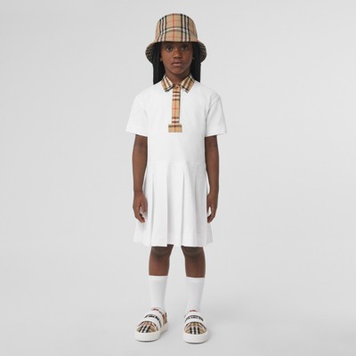 burberry white shirt dress