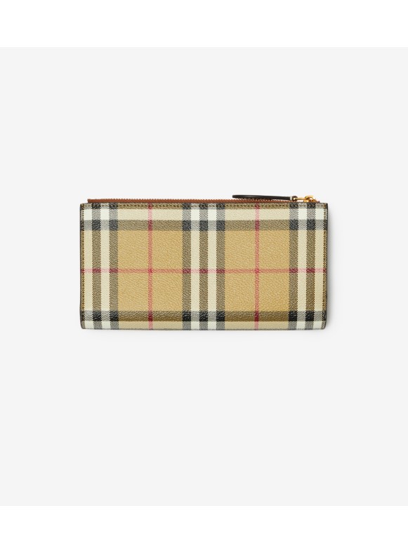 Leather wallet Burberry Multicolour in Leather - 29259101