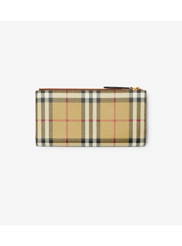 Shop Burberry 2022-23FW Leather Logo Outlet Card Holders by maia-i-mimi