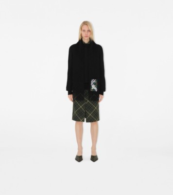 関税負担なし☆Burberry バーバリー チェック カシミアスカーフ ウィメンズ シルク、ウール、カシミアスカーフ | Burberry® 公式