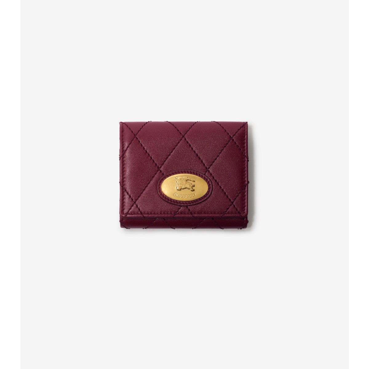 Burberry Strand Wallet In Red