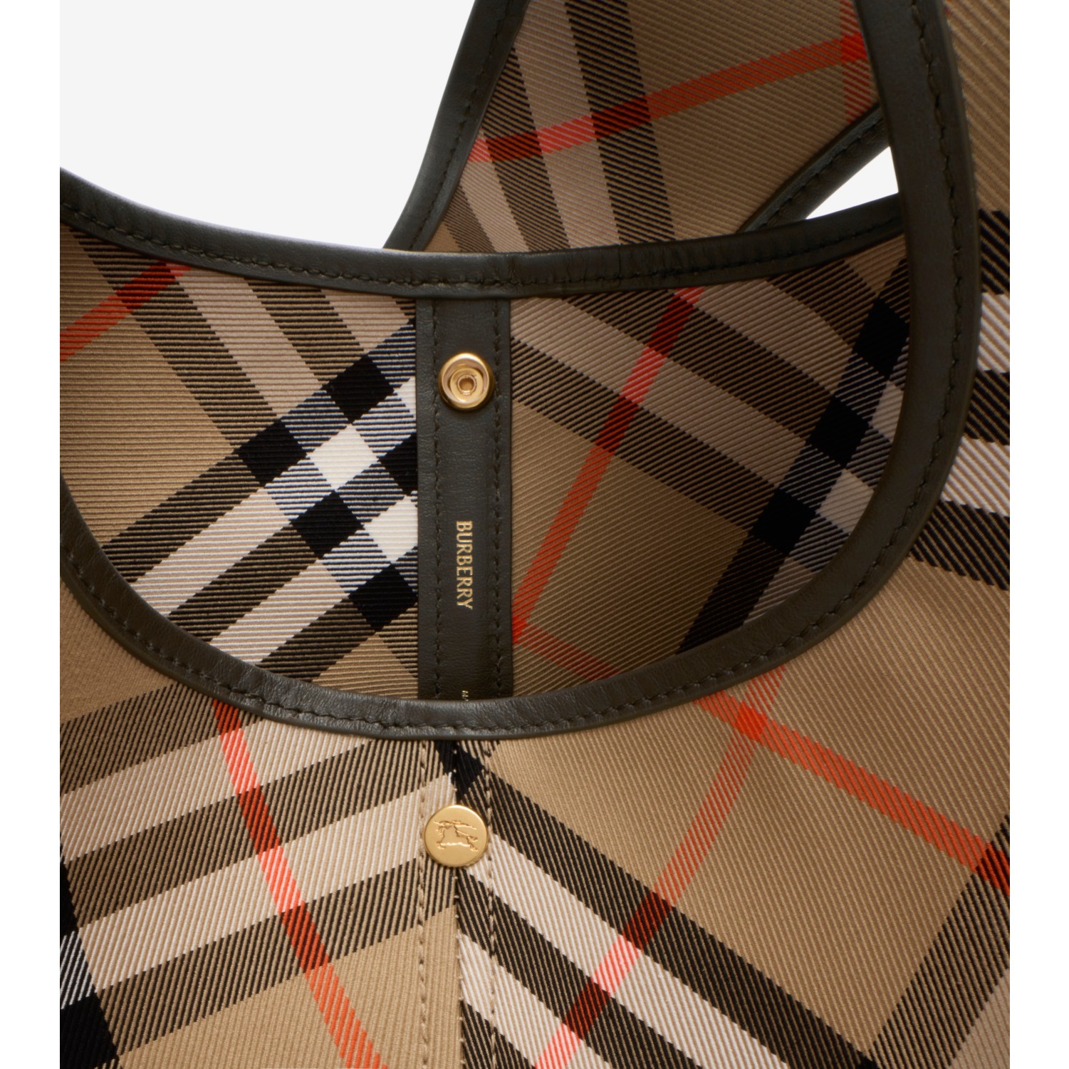 Large Check Shoulder Bag in Sand - Women | Burberry® Official