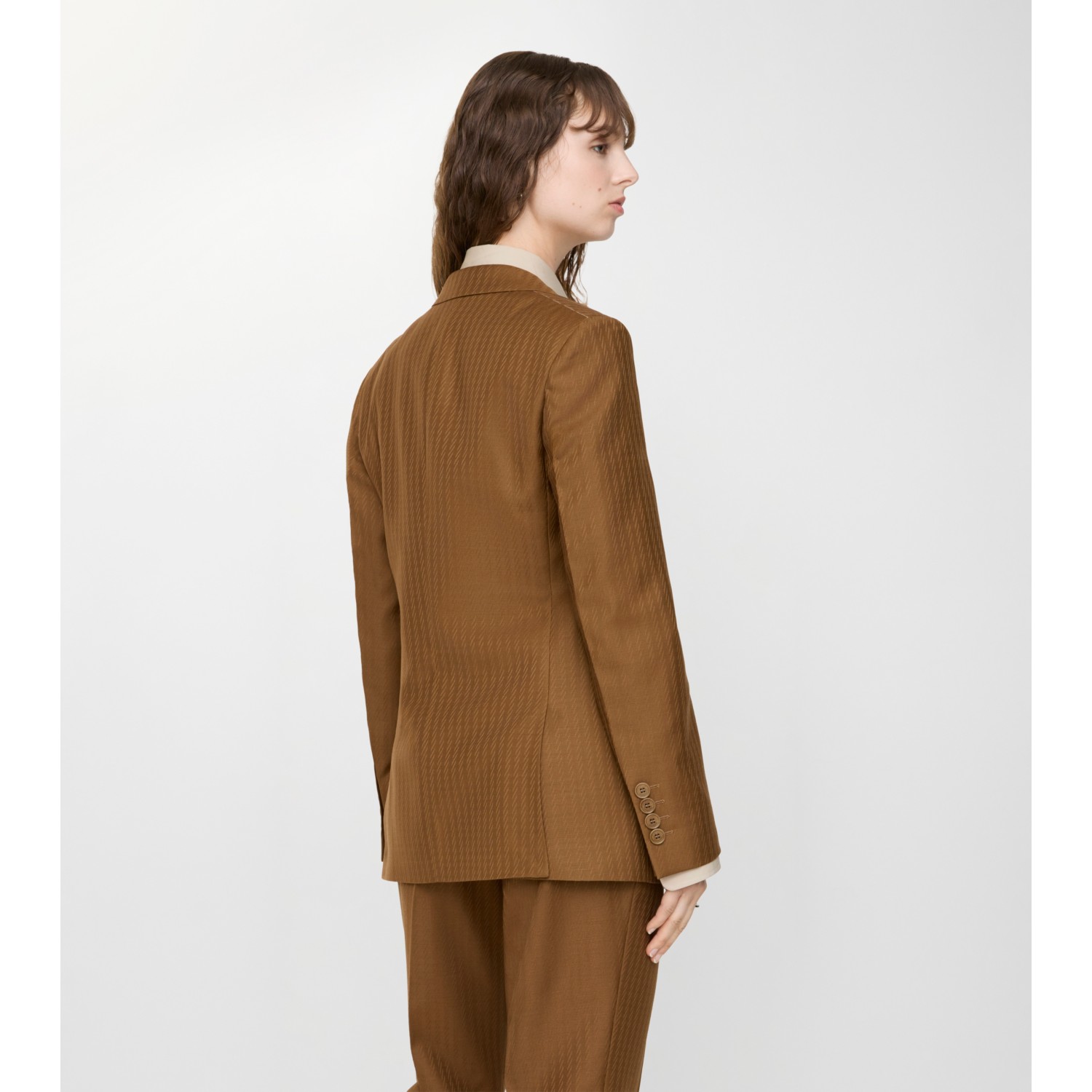Wool Mohair Tailored Jacket - thumbnail 3