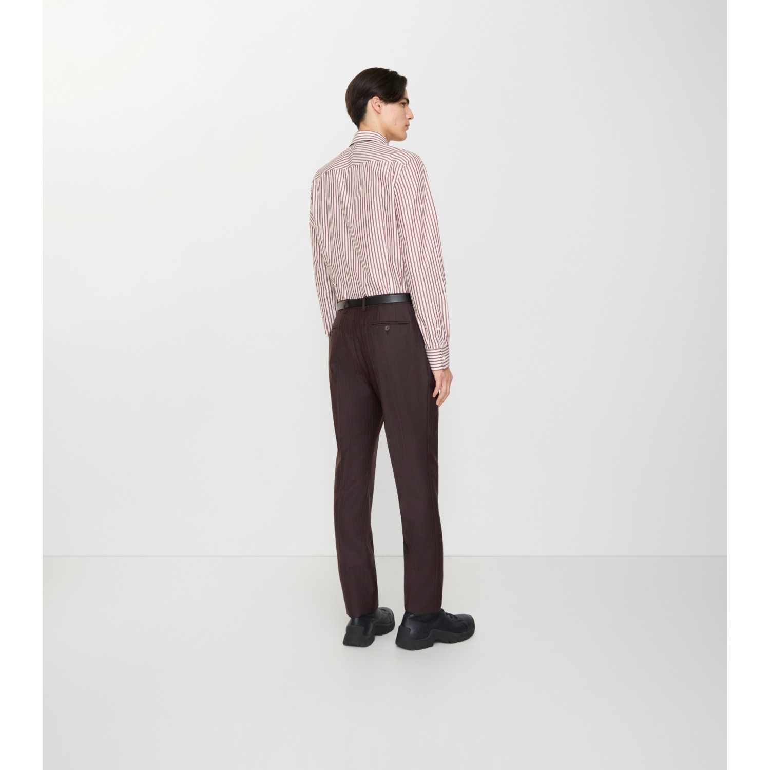 Striped Wool Mohair Tailored Trousers - thumbnail 7