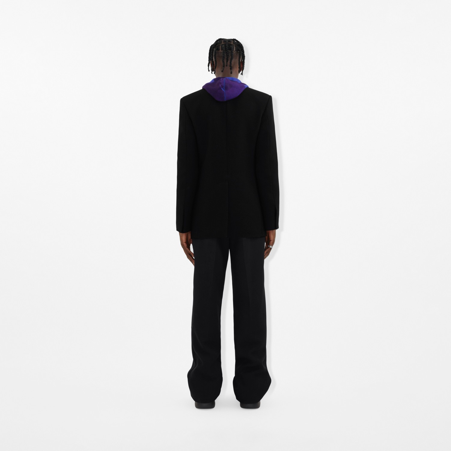 Veste de costume en laine (Noir) - Homme | Site officiel Burberry®
