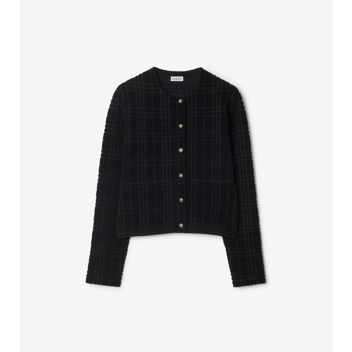  Check Wool Blend Jacket