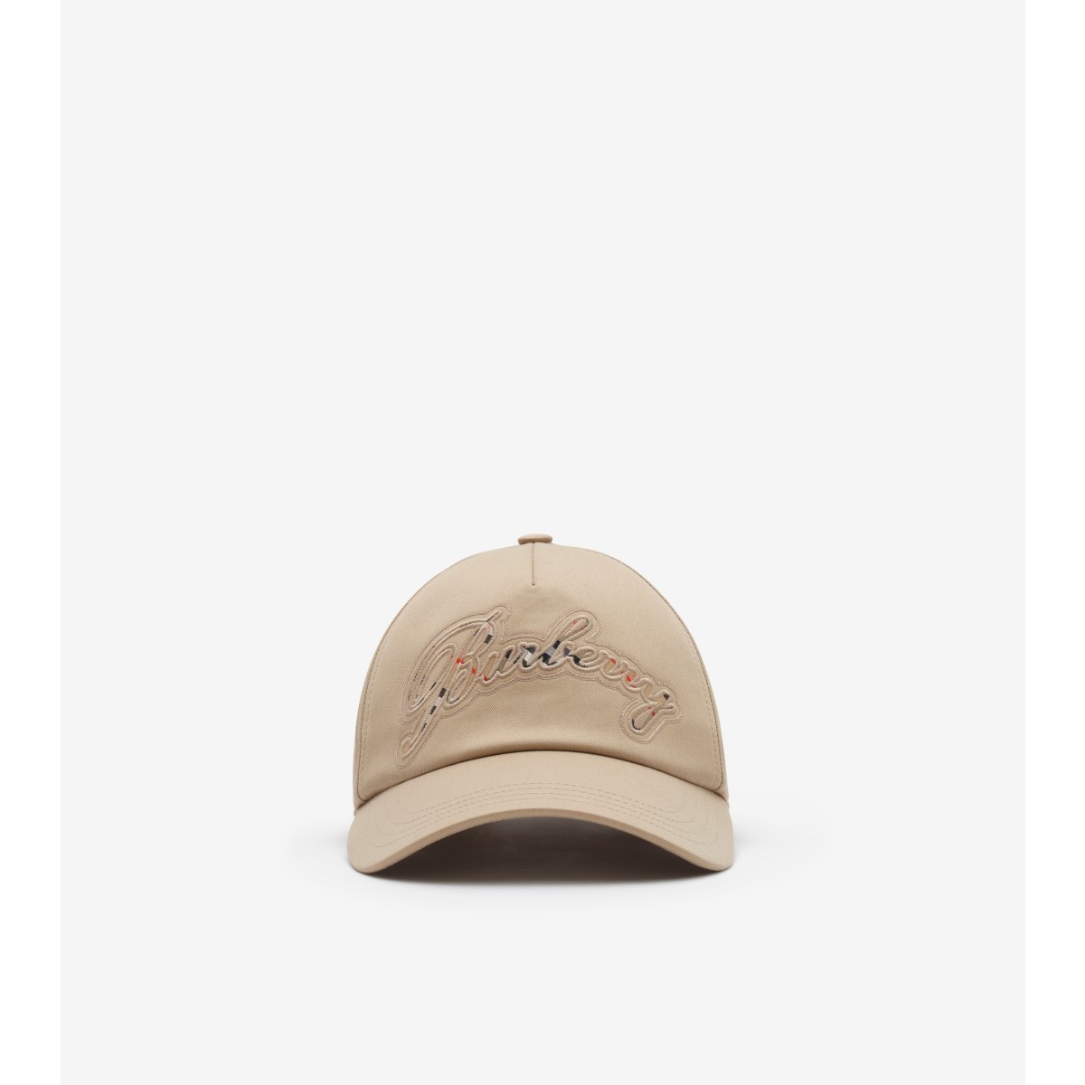  Check Cursive Logo Gabardine Baseball Cap