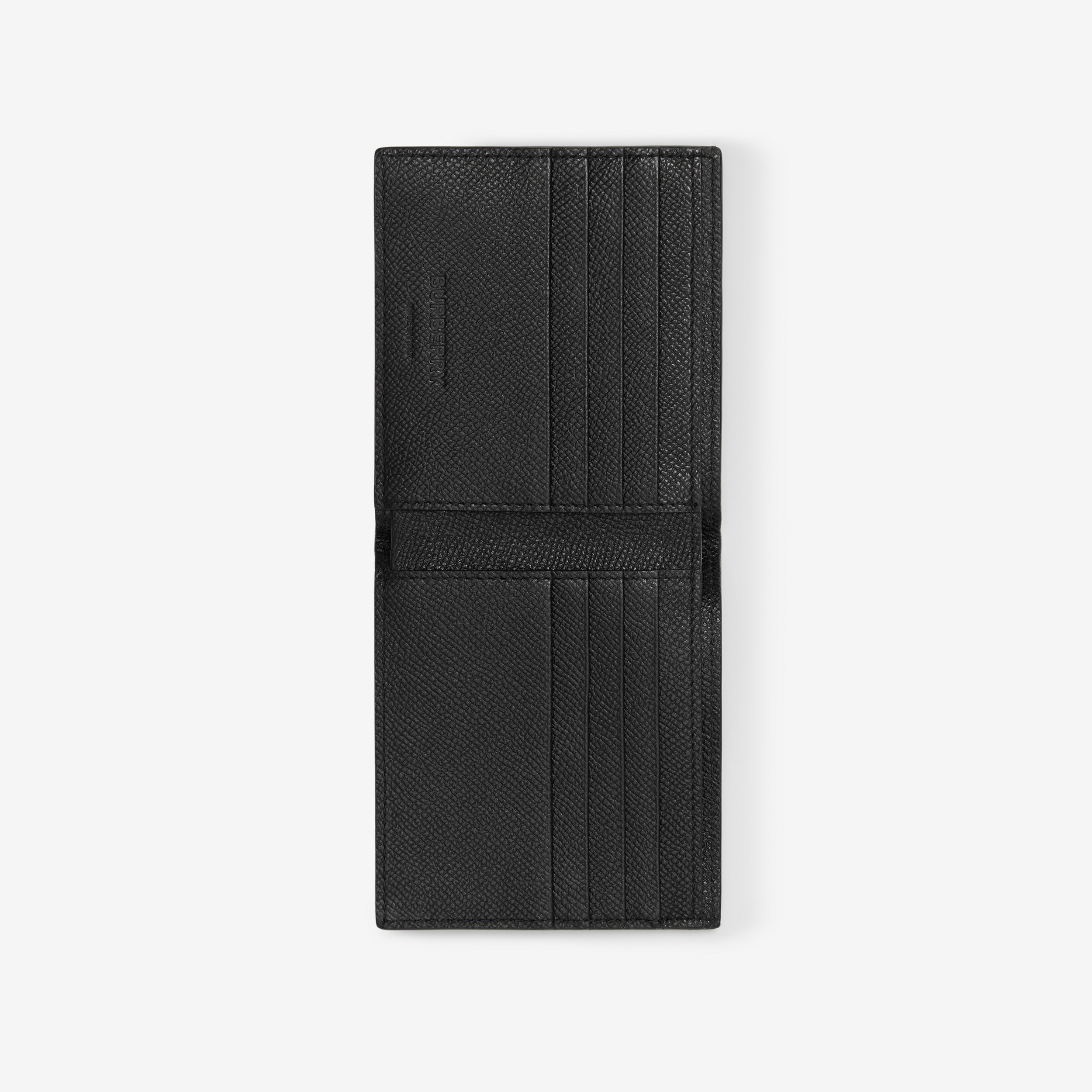Grainy Leather TB Bifold Wallet in Black - Men | Burberry® Official - 4