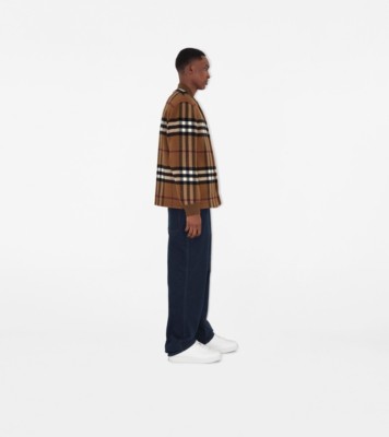 Burberry Yellow Check Bomber Jacket