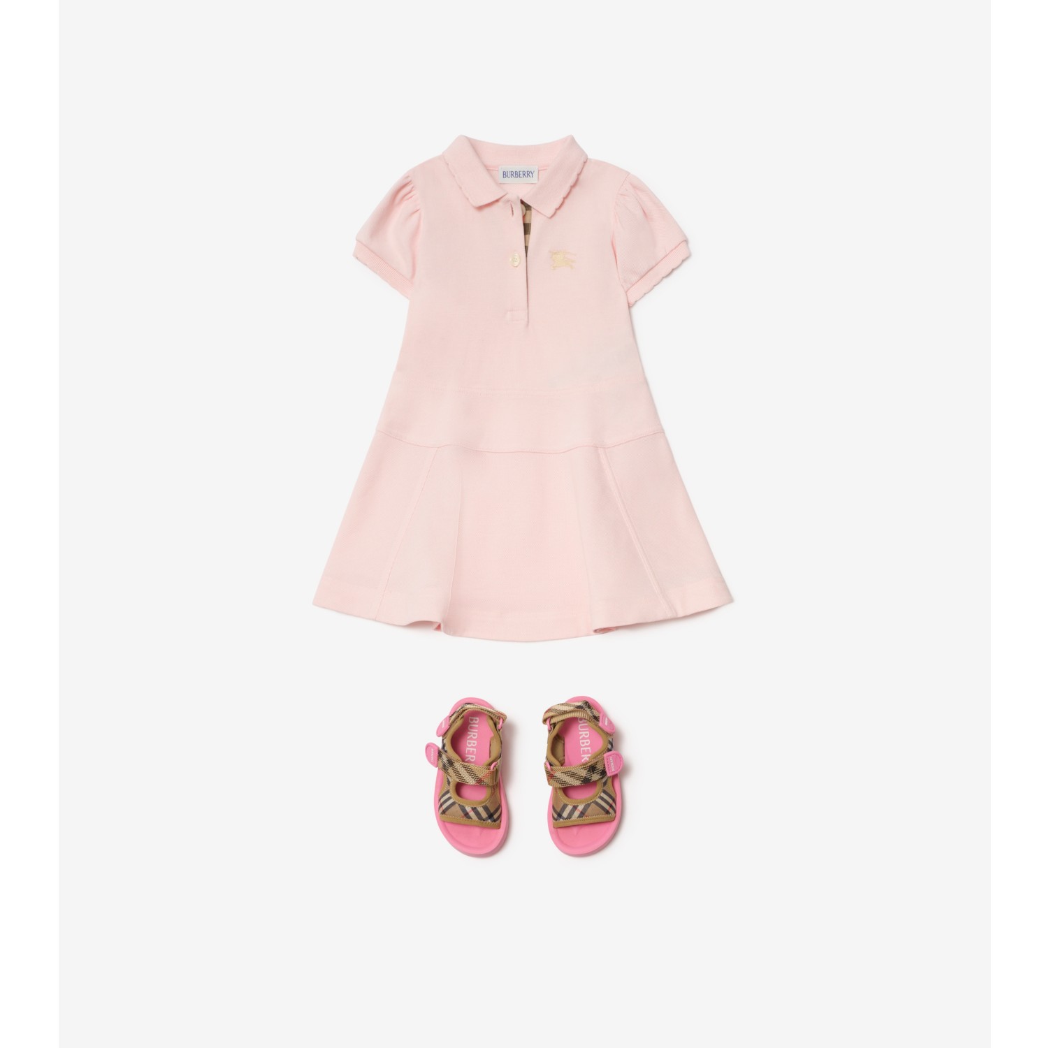 Cotton Polo Shirt Dress