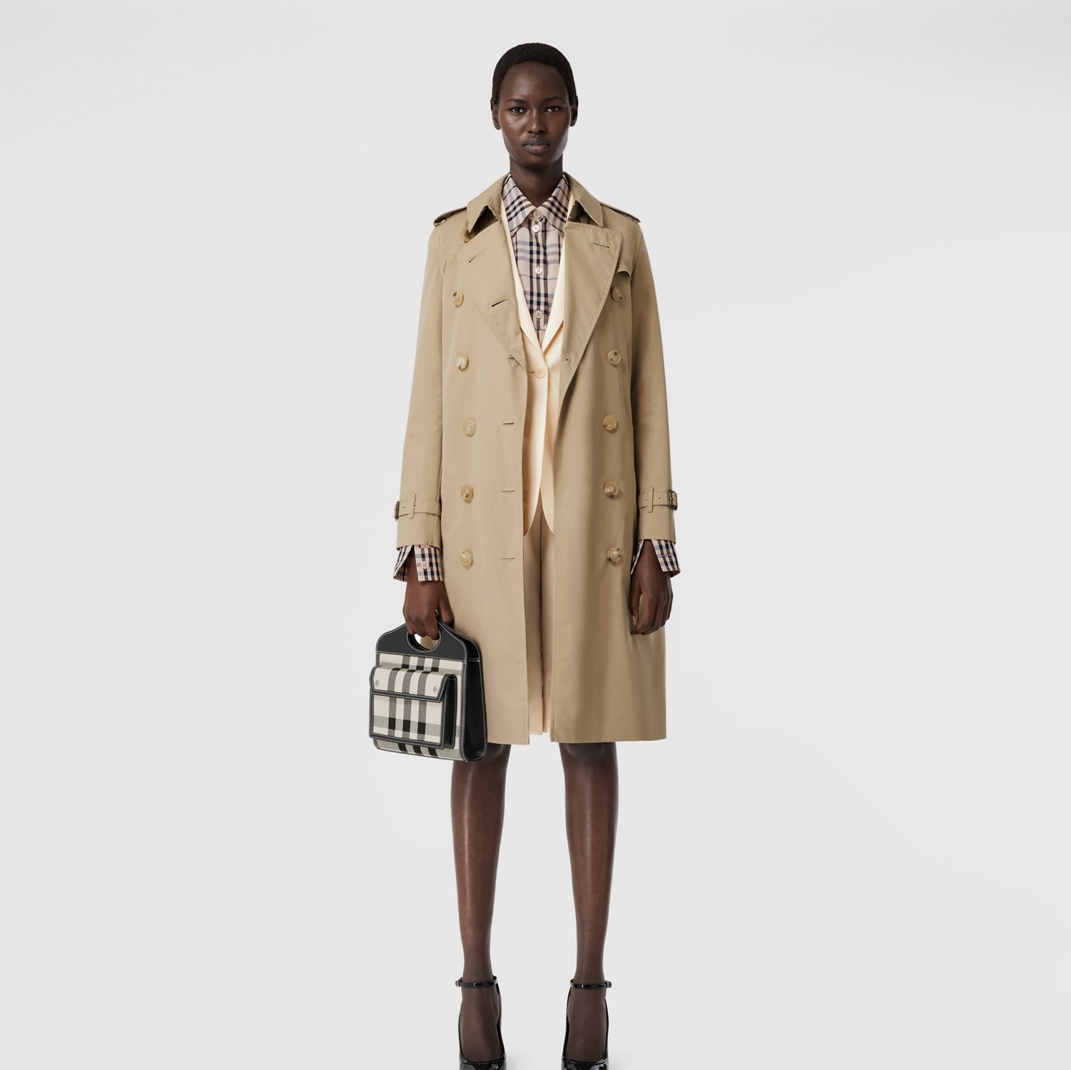 Langer Heritage-Trenchcoat in Kensington-Passform