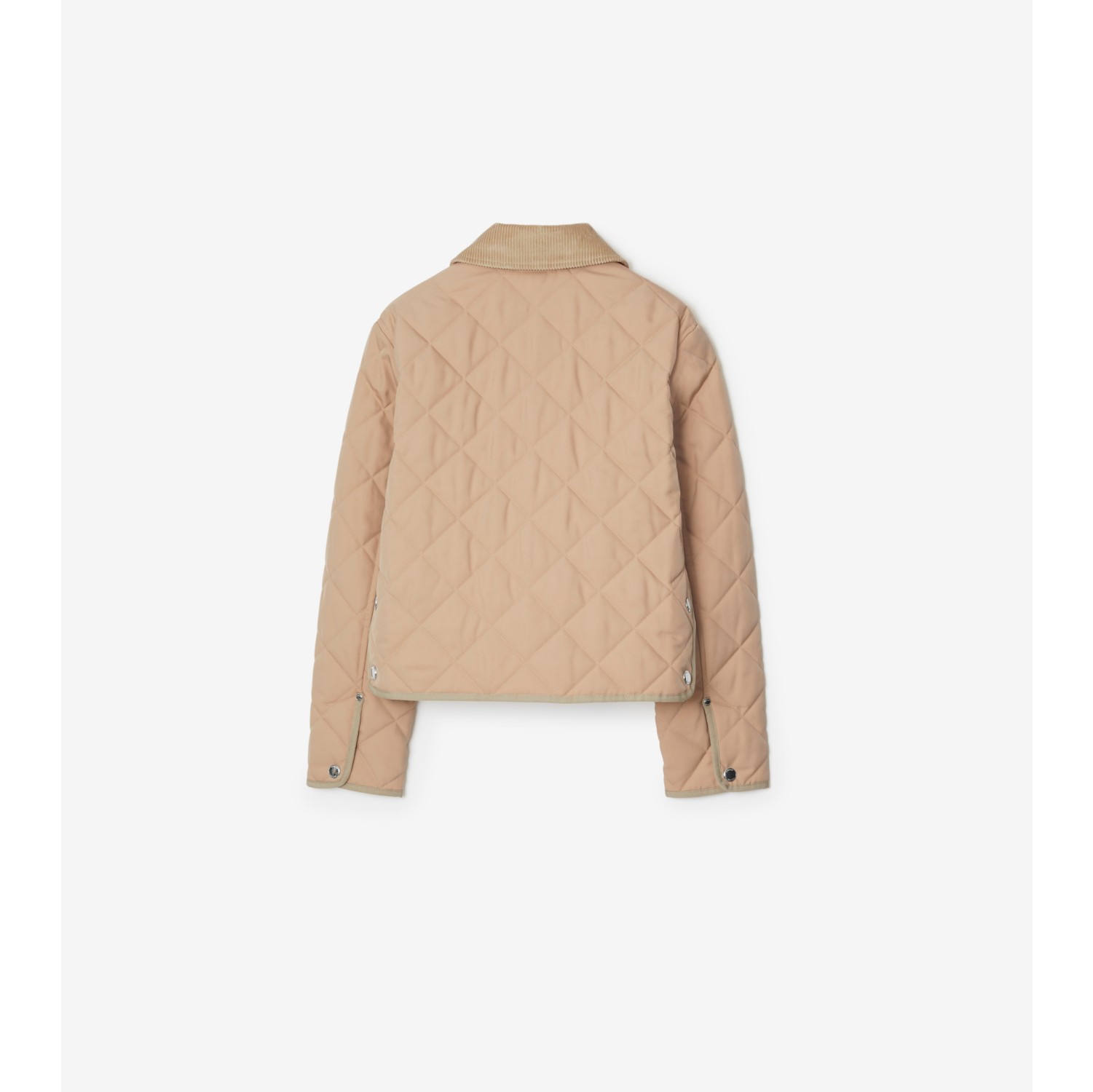 Cropped Quilted Thermoregulated Barn Jacket