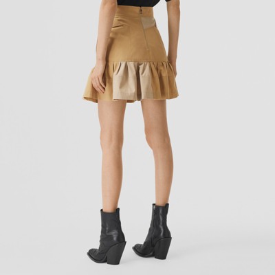 saia de gabardine