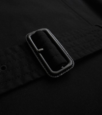 ミッドレングス ケンジントン ヘリテージ トレンチコート (ブラック