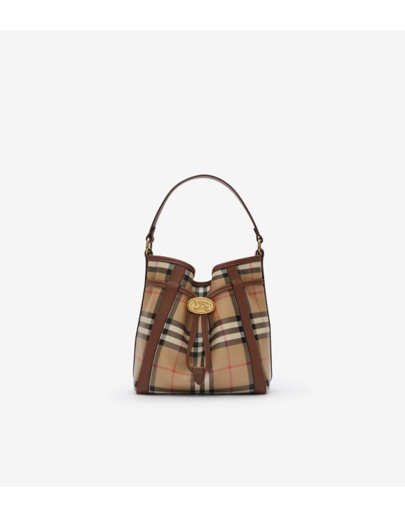 Mini Check Bucket Bag
