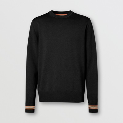 burberry black sweater