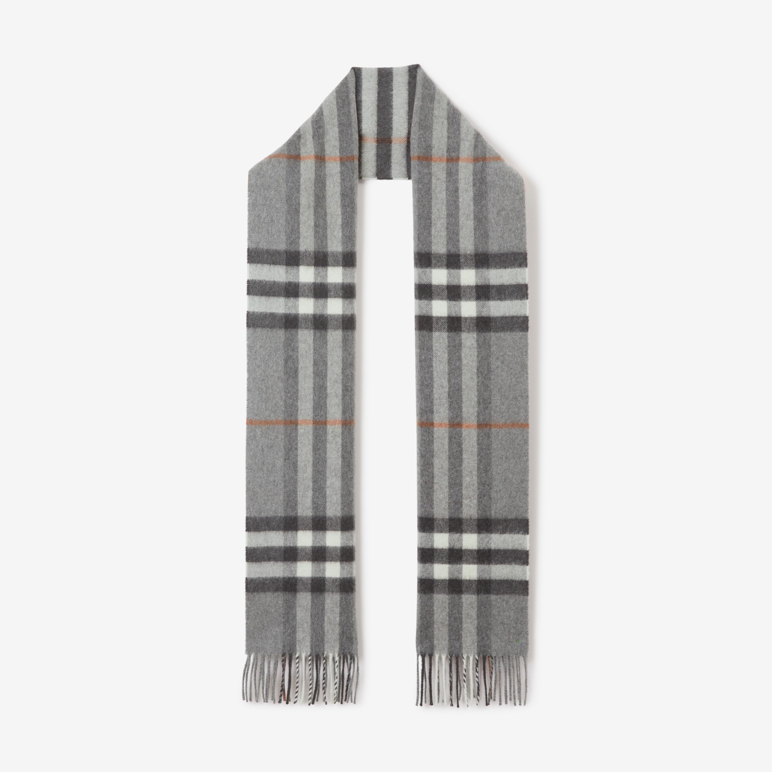 The Burberry Check Cashmere Scarf in Grey | Burberry® Official