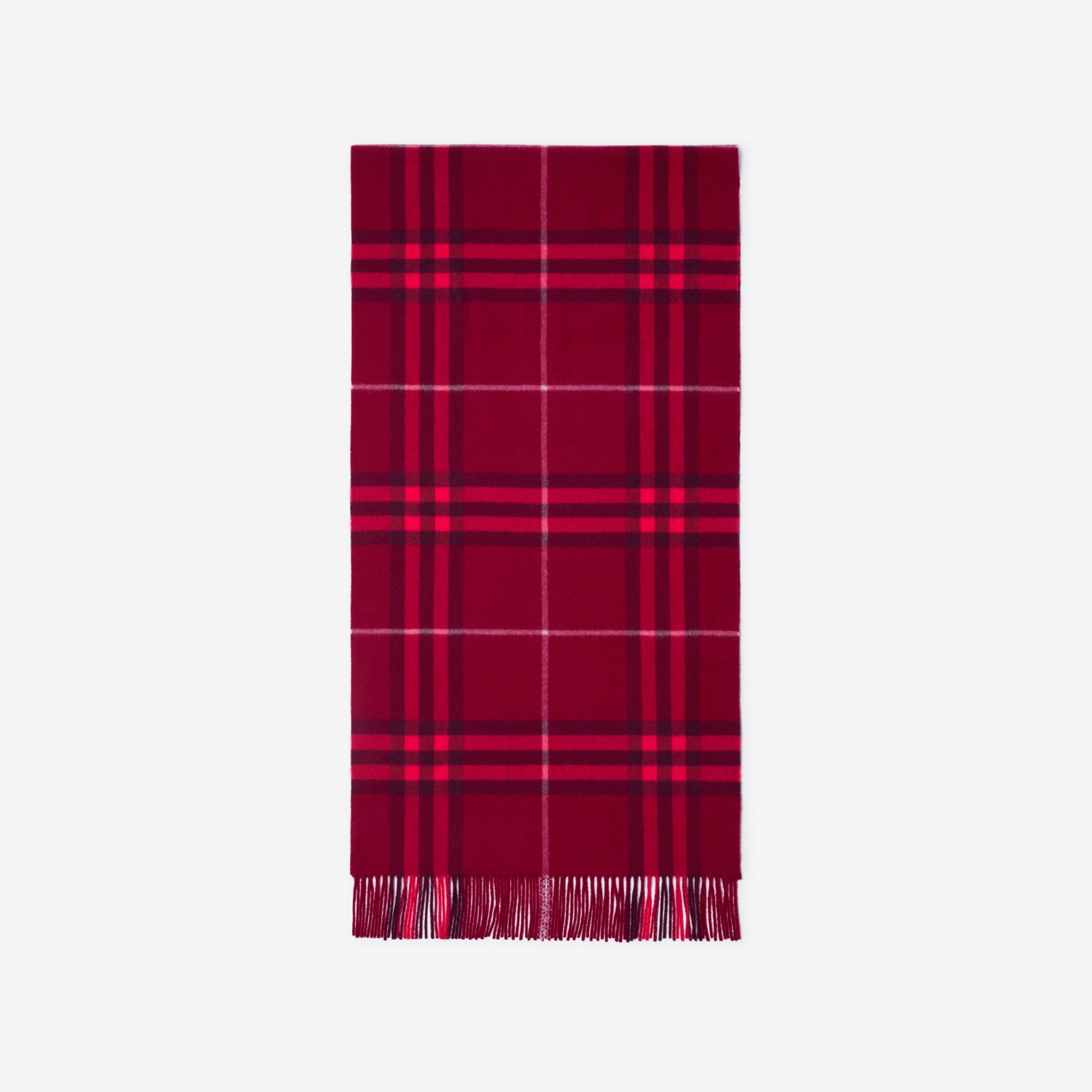 Check Cashmere Scarf in Ripple | Burberry® Official