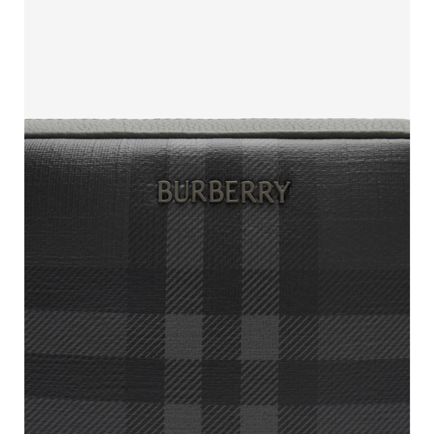 Mini City Check Crossbody Bag in Iron grey - Men | Burberry® Official
