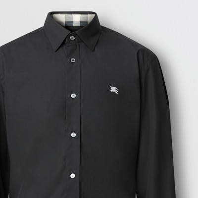 chemise noire burberry