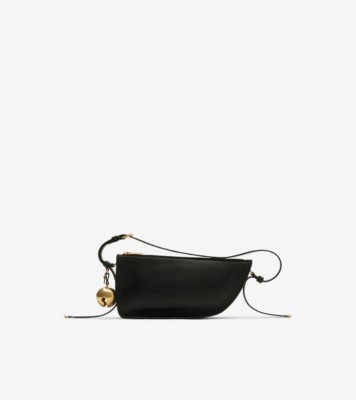 Petit sac Shield (Noir) - Femme, Cuir | Site officiel Burberry®