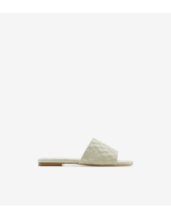 Burberry sandals womens white on sale