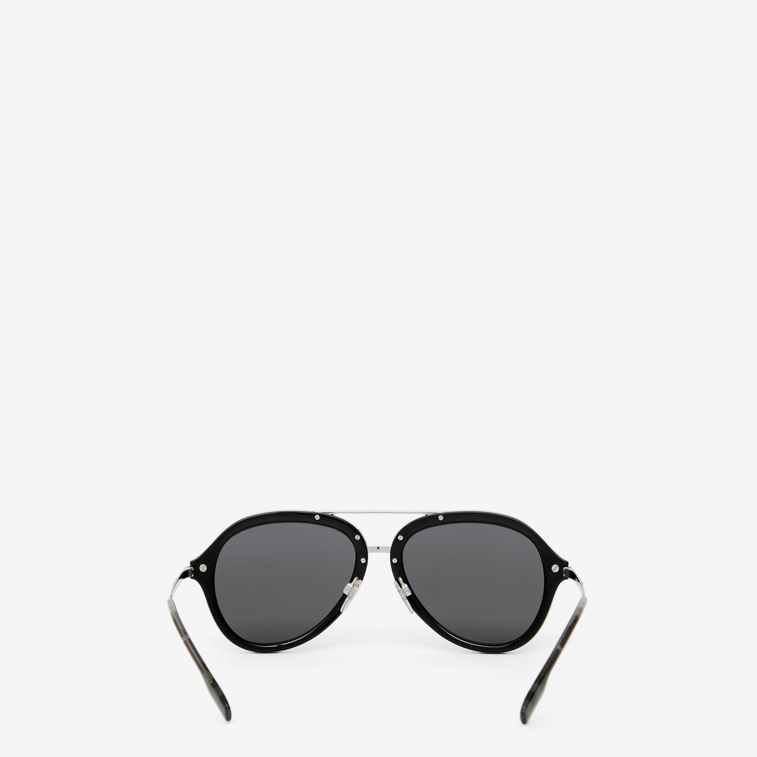 Fliegersonnenbrille mit Karodetail (Schwarz) - Herren | Burberry®