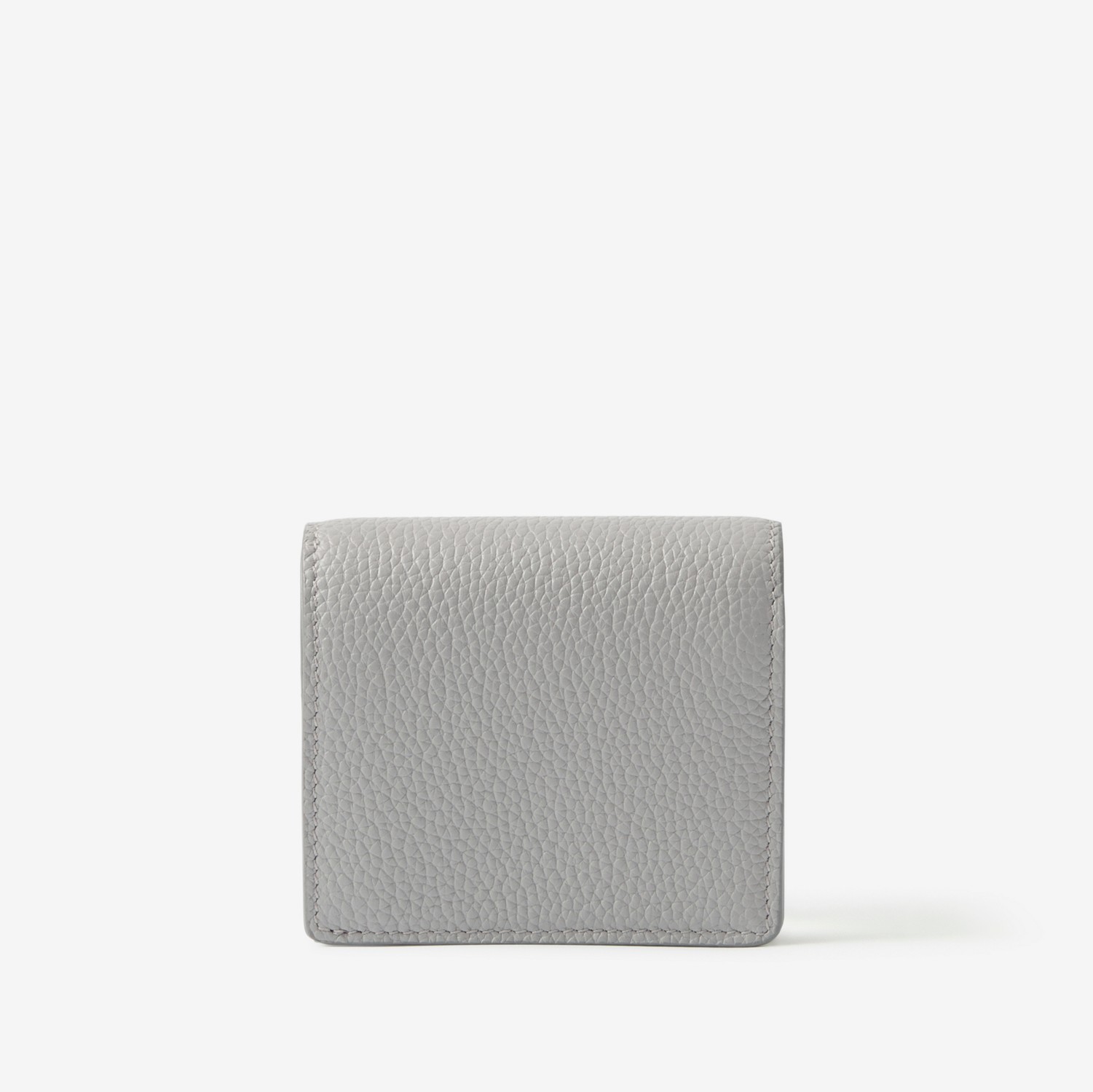 Leather TB Bifold Wallet in Light Grey Melange - Women | Burberry® Official