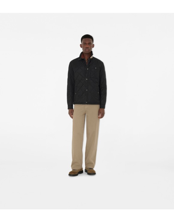 Reversible Quilted Nylon Overshirt